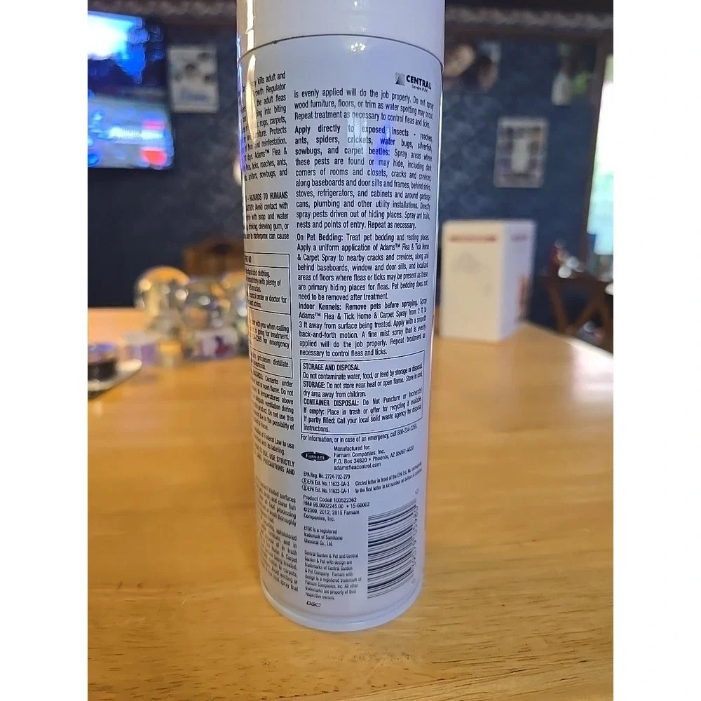 Adams Plus Flea & Tick Carpet Spray 16 oz.